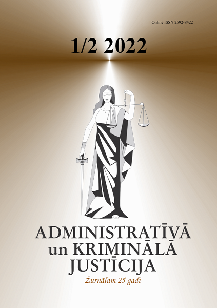 					View Vol. 1 No. 93 (2022): Administrative and Criminal Justice
				