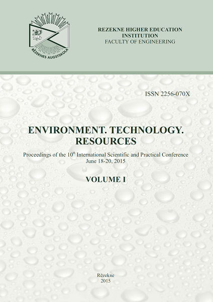 					View Vol. 1 (2015): Environment. Technology. Resources. Proceedings of the 10th International Scientific and Practical Conference. Volume 1
				