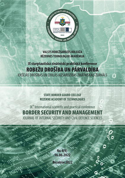 					View Vol. 4 No. 9 (2022): BORDER SECURITY AND MANAGEMENT
				